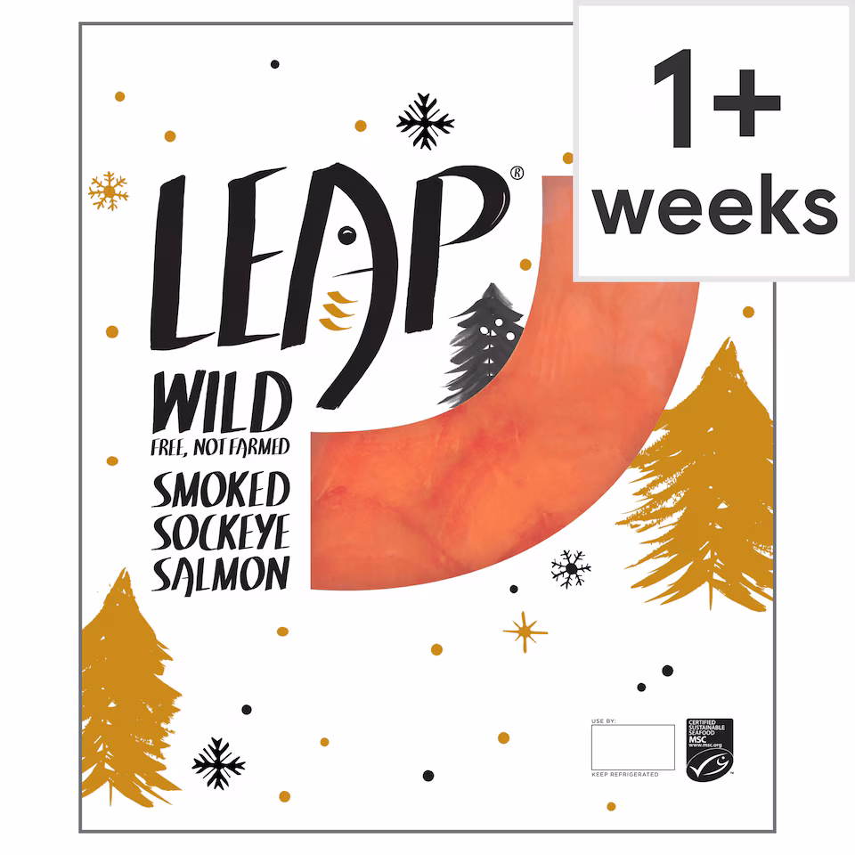 Leap Wild Smoked Sockeye Salmon 100G