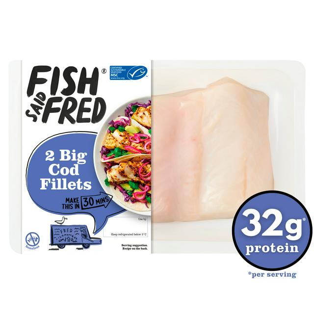Fish Said Fred 2 Big Cod Fillets 300g