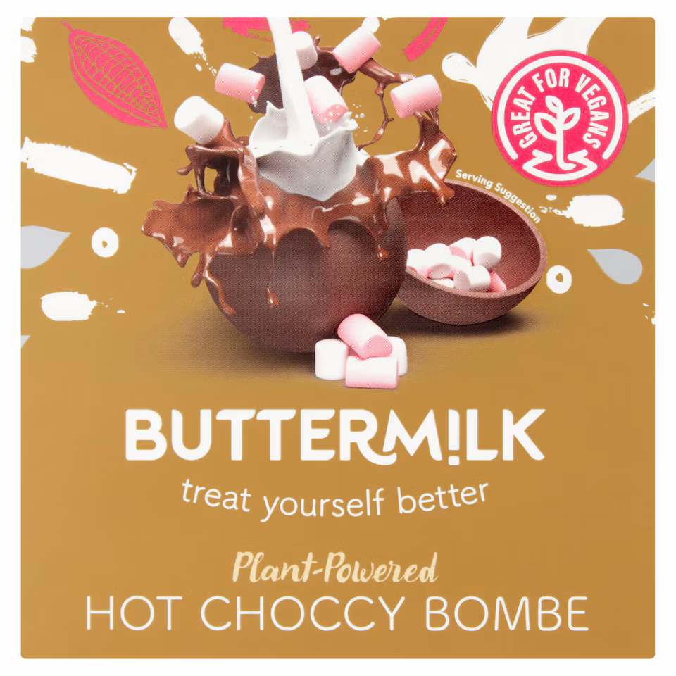 Buttermilk Plant-Powered Vegan Hot Choccy Bombe 57g