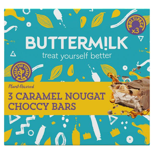 Buttermilk Caramel Nougat Choccy Bars 150g