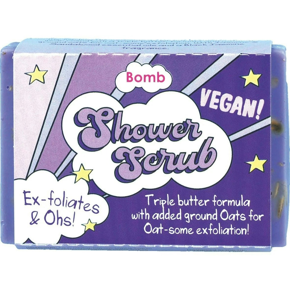 Bomb Cosmetics Shower Soap Scrub - Ex-foliates & OHS