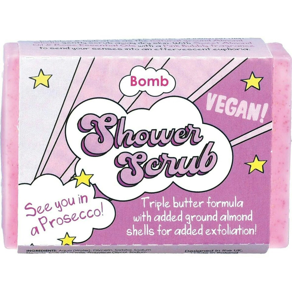 Bomb Cosmetics Shower Soap Scrub - See You In A Prosecco