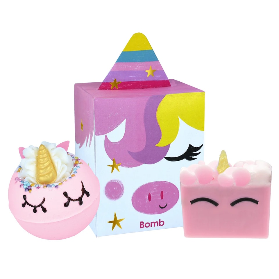 Bomb Cosmetics From Me to U-nicorn Mini Bath & Body Gift Set