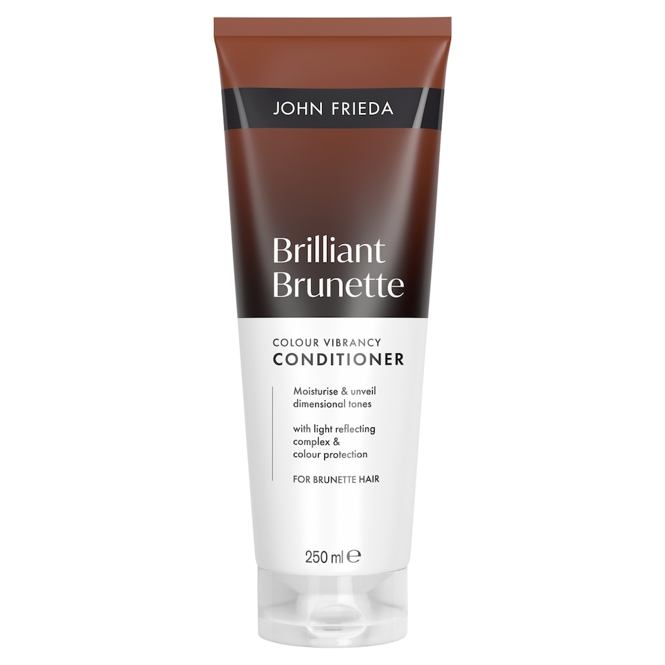 John Frieda Brilliant Brunette Colour Vibrancy Conditioner 250ml
