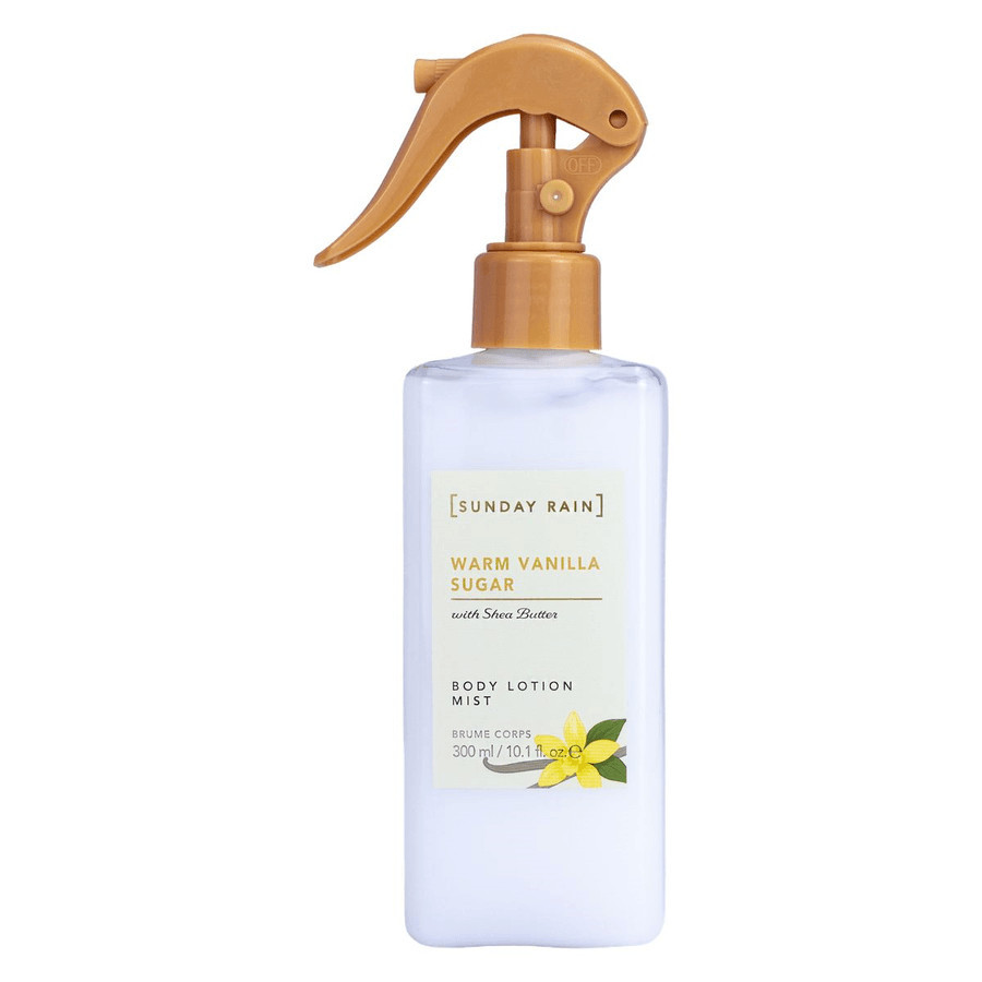 Sunday Rain Warm Vanilla Sugar Body Lotion mist 300ml