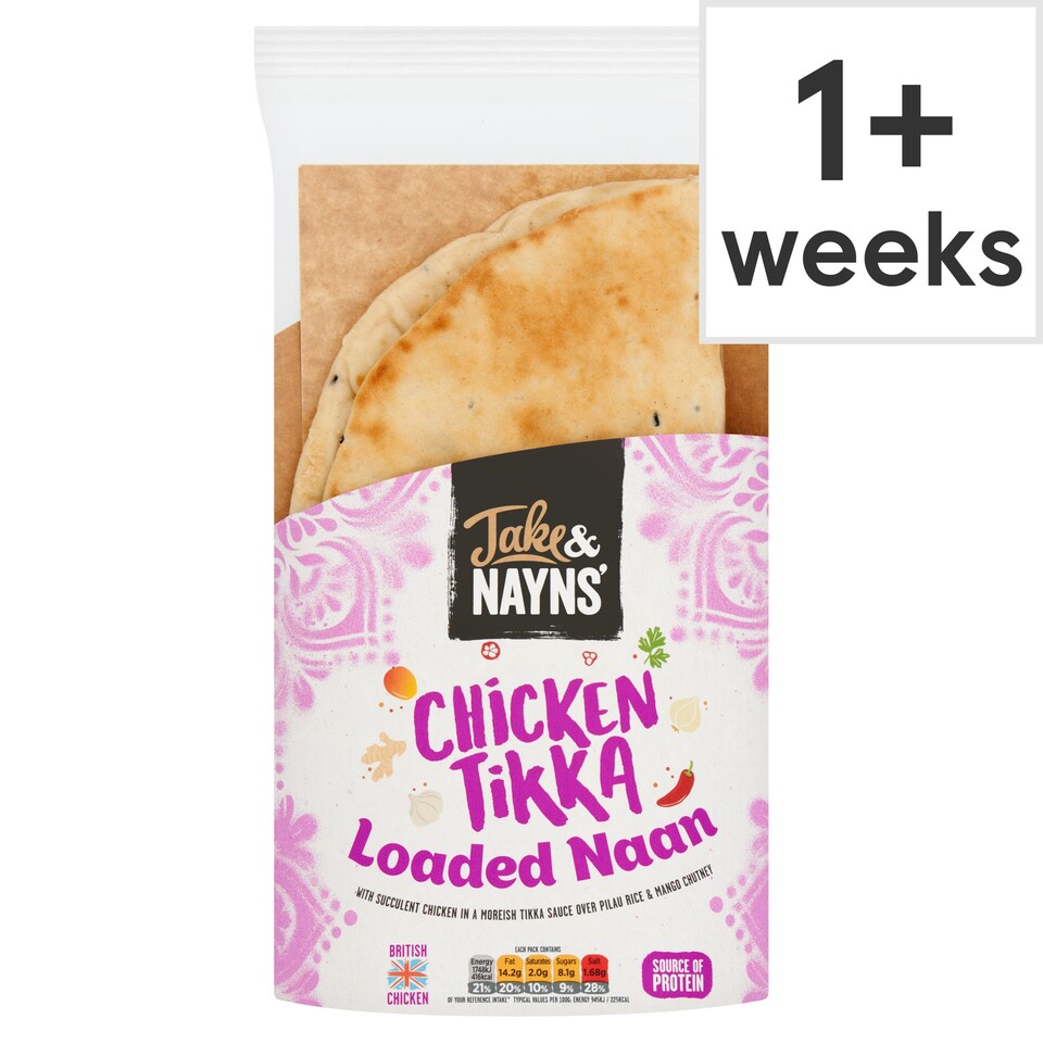 Jake & Nayns' Chicken Tikka Loaded Naan 185g