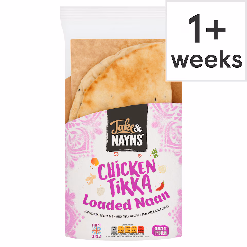 Jake & Nayns' Chicken Tikka Loaded Naan 185g