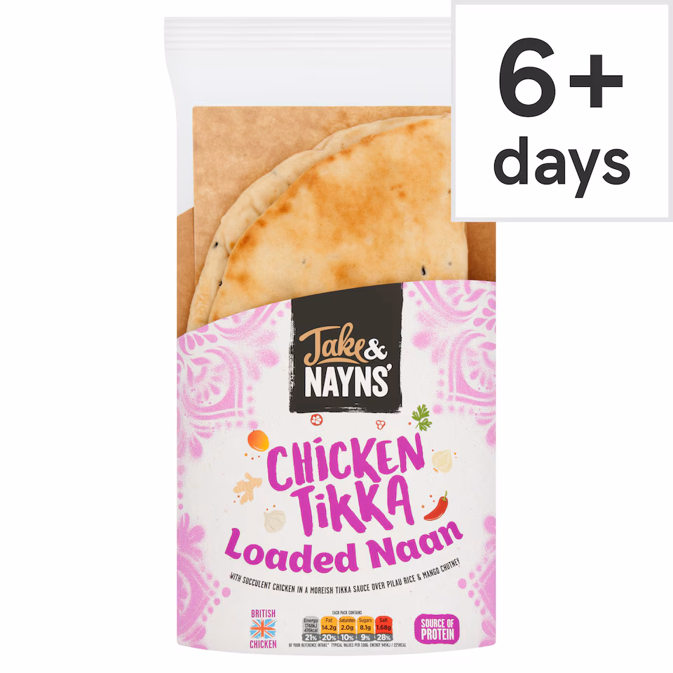 Jake & Nayns' Chicken Tikka Loaded Naan 185g