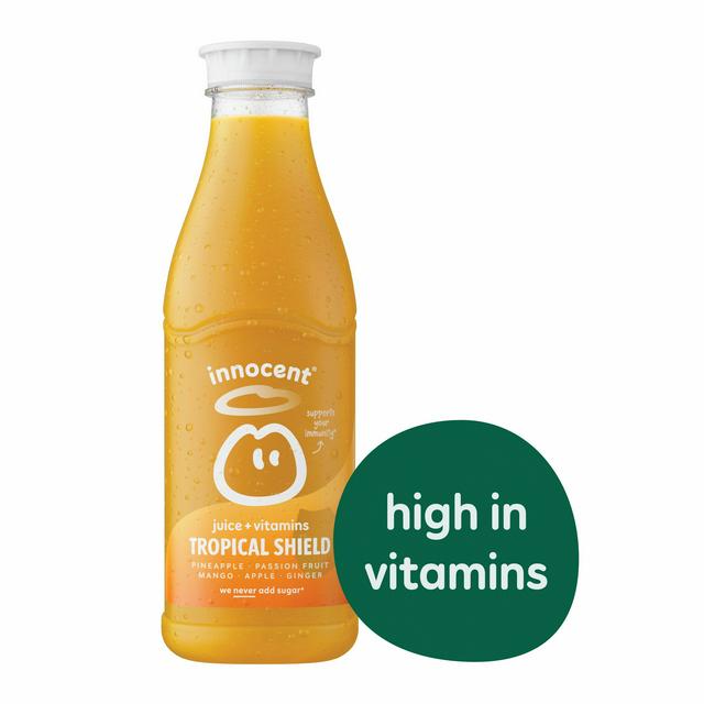 Innocent Plus Tropical Shield, Pineapple & Passion Fruit Juice with Vitamins 750ml