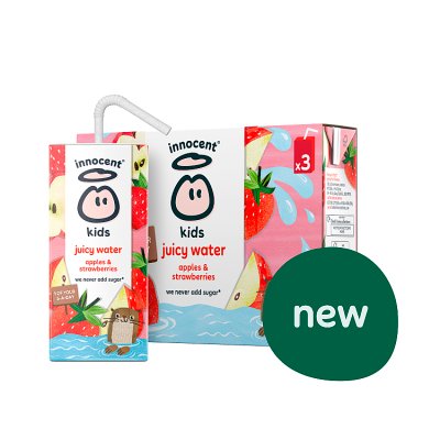 Innocent Kids Juicy Water Apples & Strawberries