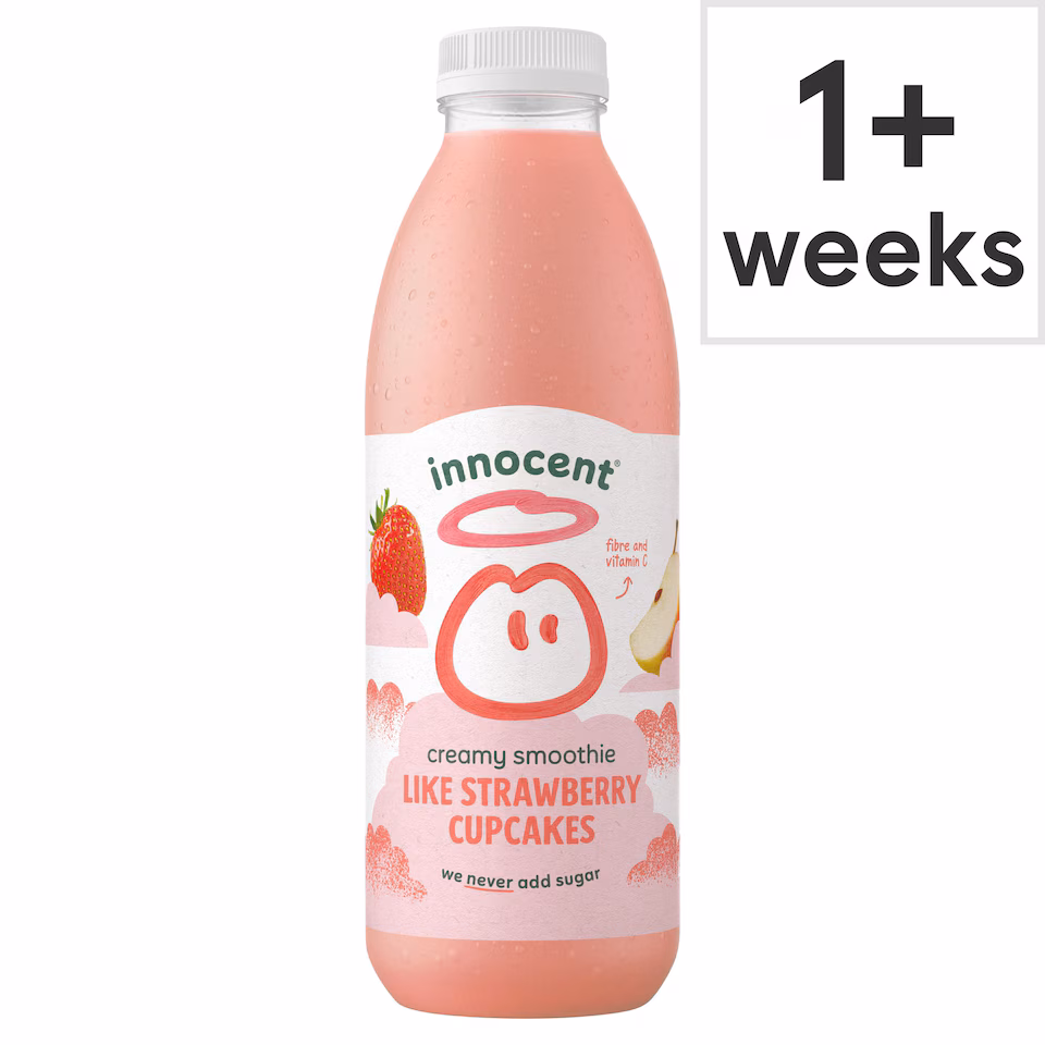 innocent Like Strawberry Cupcakes Creamy Smoothie 750ml