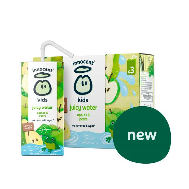 Innocent 3 x 200ml Apples & Pears Kids Juicy Water
