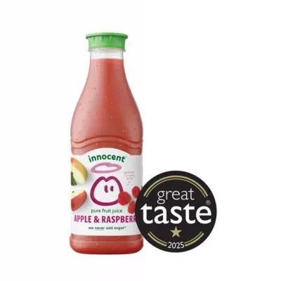Innocent apple & raspberry juice 900ml