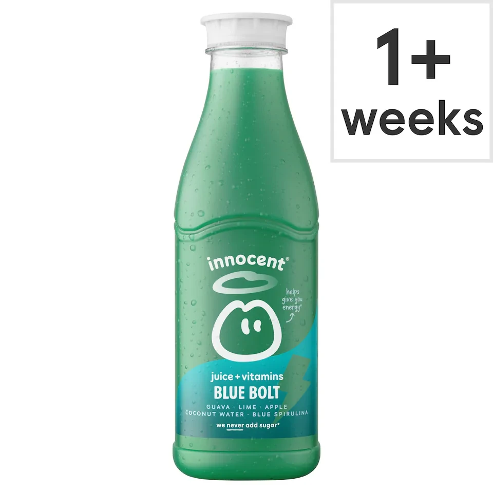 Innocent Plus Blue Bolt Guava & Lime Juice with Vitamins 750ml