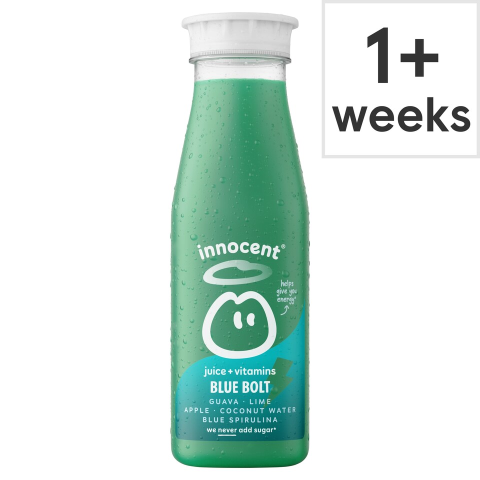 Innocent Plus Blue Bolt Guava & Lime Juice with Vitamins 330ml