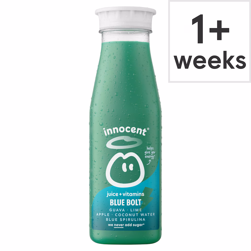 Innocent Plus Blue Bolt Guava & Lime Juice with Vitamins 330ml