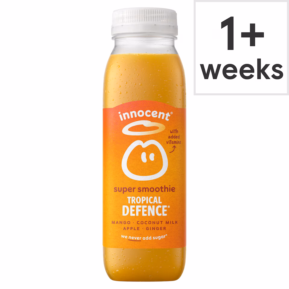 Innocent Super Smoothie Tropical Defence Mango, Coconut Milk, Apple & Ginger with Vitamins 300ml