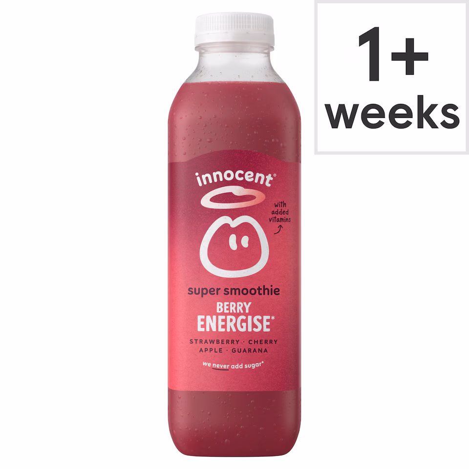Innocent Super Smoothie Energise, Strawberry & Cherry 750ml