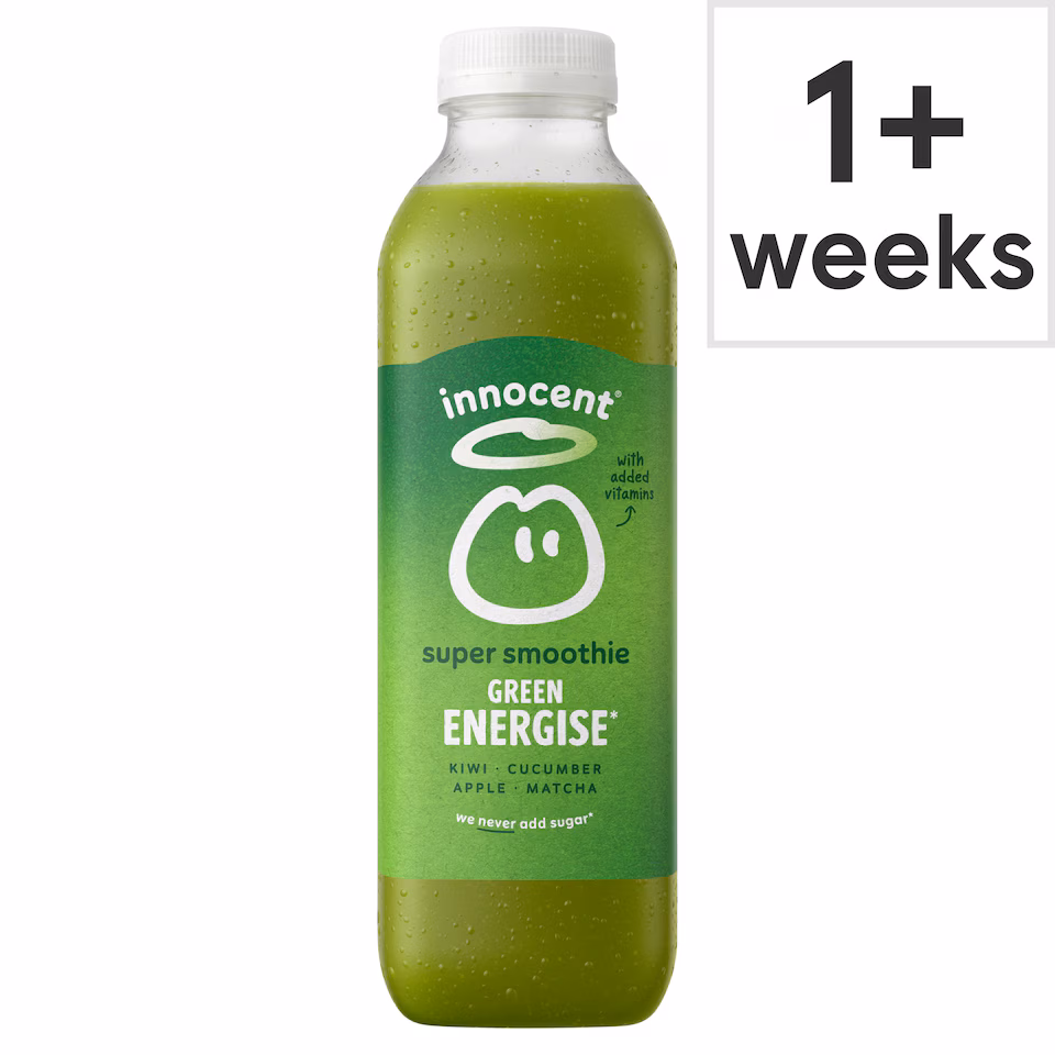 Innocent Super Smoothie Invigorate, Kiwi & Cucumber Juice with Vitamins 750ml