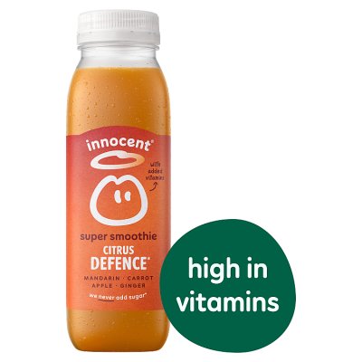 Innocent Citrus Defence Super Smoothie Mandarin, Carrot & Ginger with Vitamins