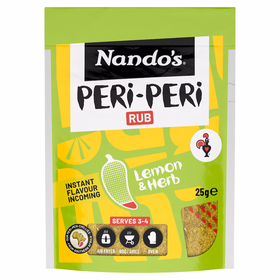 Nando's Peri Peri Rub Lemon & Herb 25G