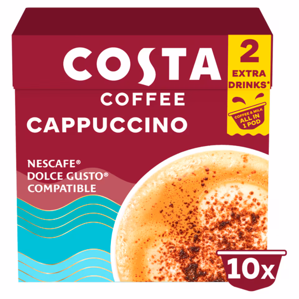 Costa Coffee Cappuccino Pods 10 X 13G