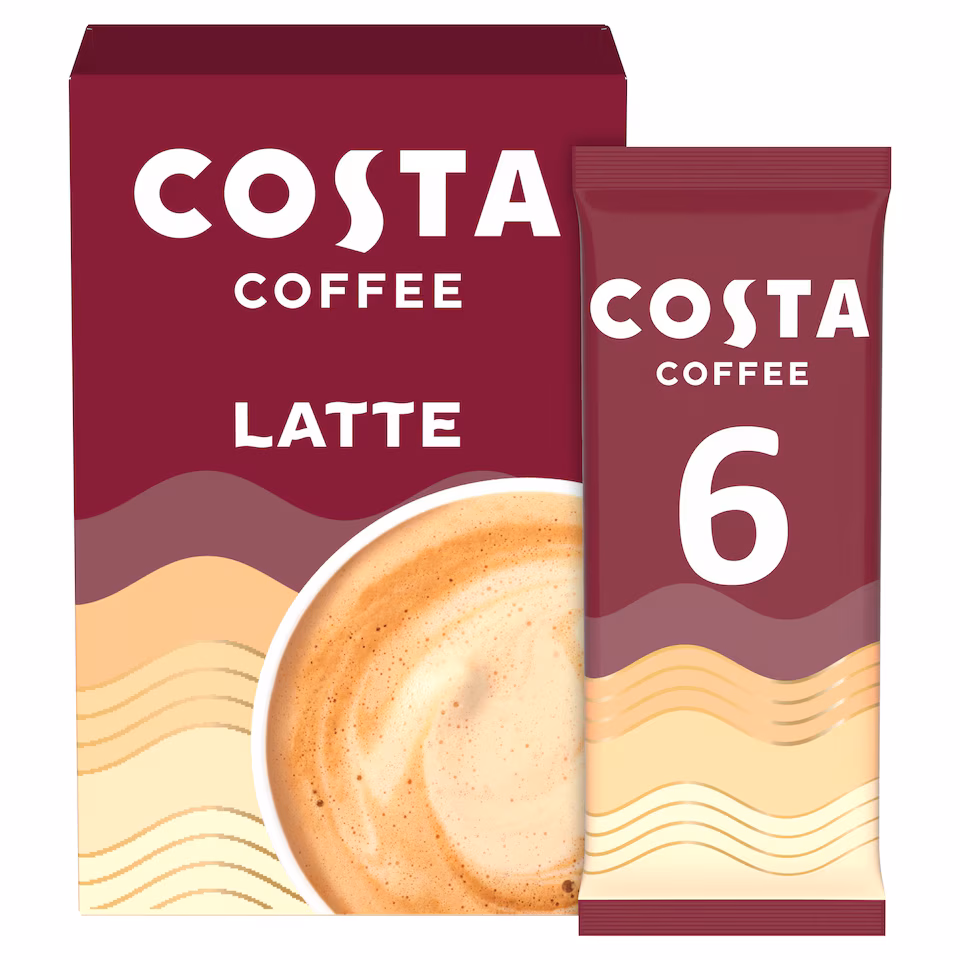 Costa Coffee Barista Creations Latte 6 Sachets 102g