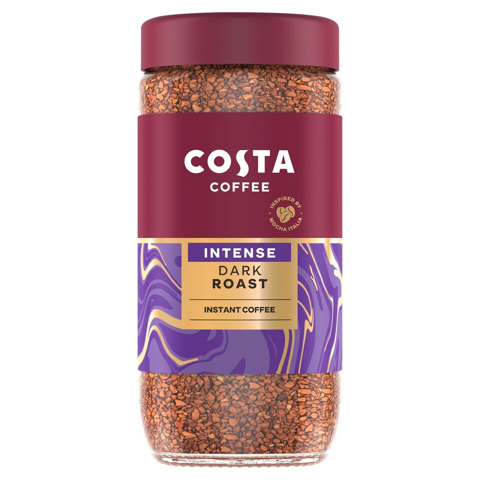 Costa intense dark blend instant coffee 190g