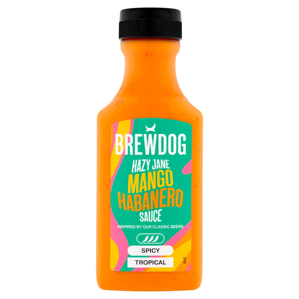 BrewDog Hazy Jane Mango Habanero Sauce 240ml