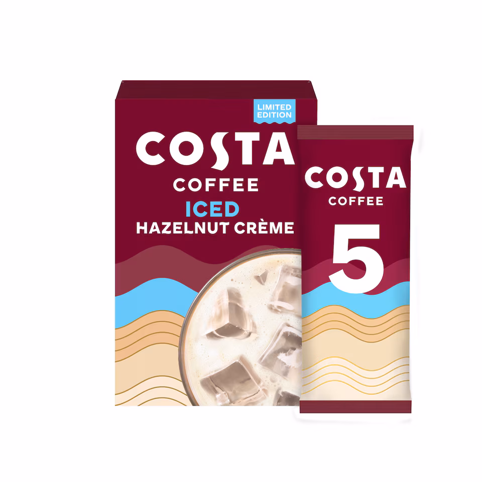 COSTA Coffee Iced Hazelnut crème 5x14.5g