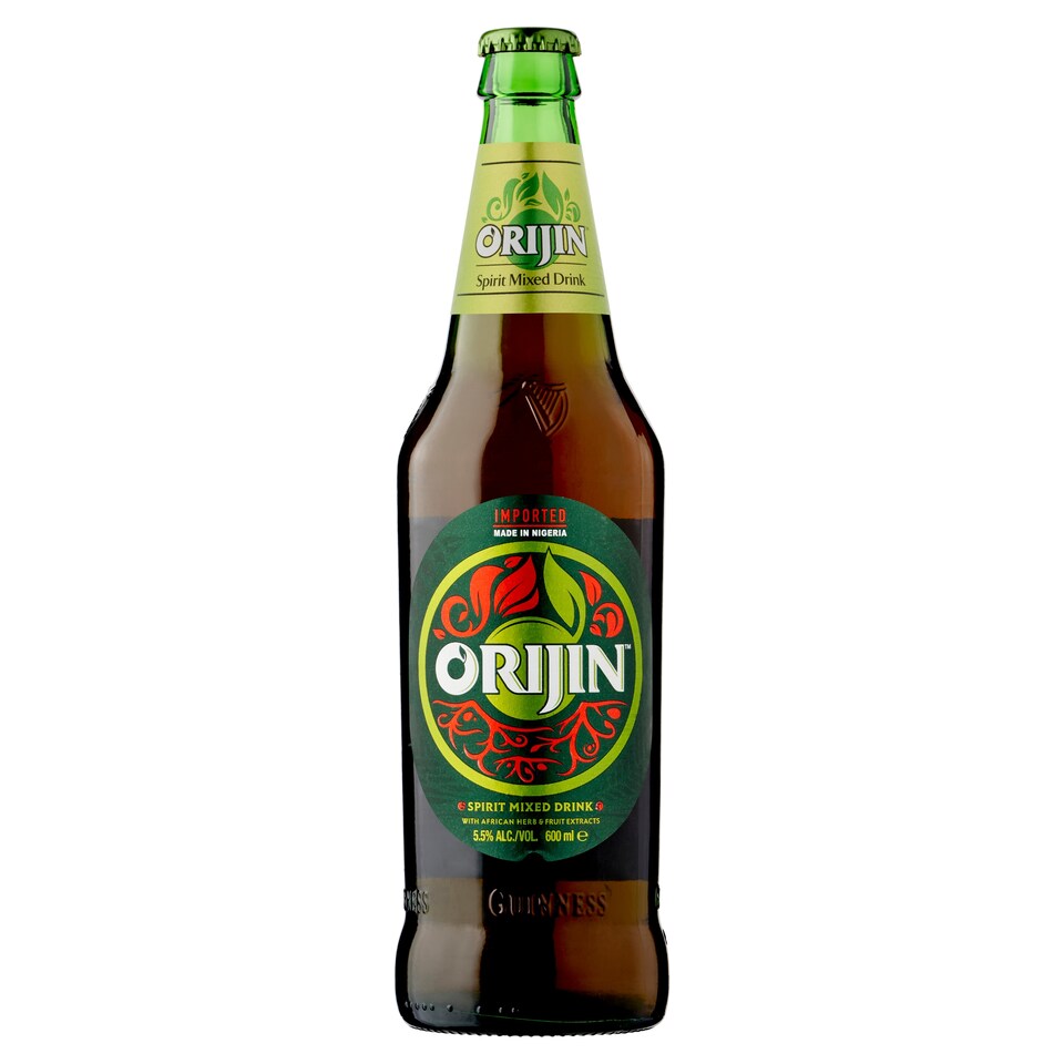ORIJIN SPIRIT MIXED DRINK WITH AFRICAN HERB & FRUIT EXTRACTS 600ML