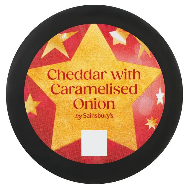 Sainsbury's Cheddar with Caramelised Onion Truckle 90g