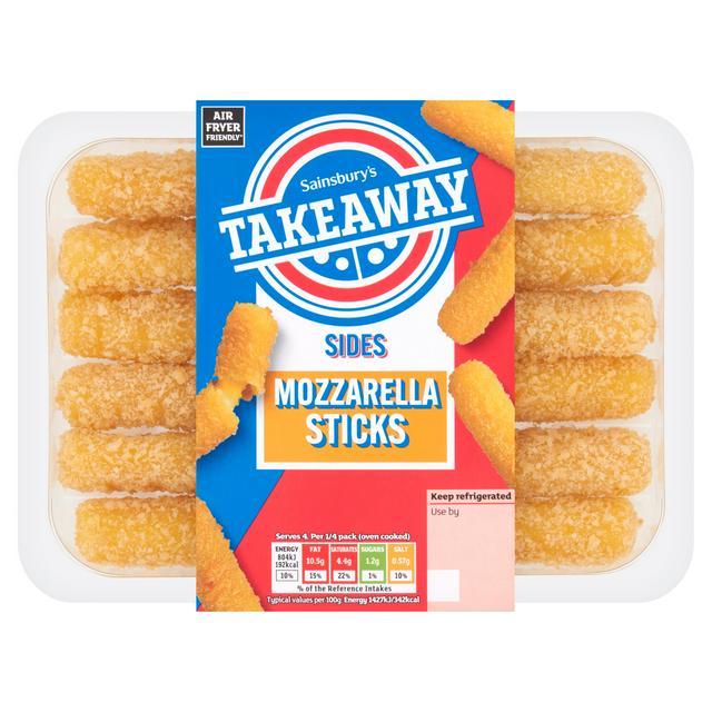 Sainsbury's Takeaway Mozzarella Sticks Sides 240g