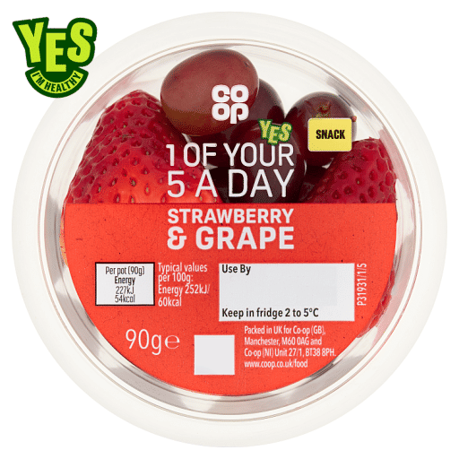 Co-op Strawberry & Grape 90g