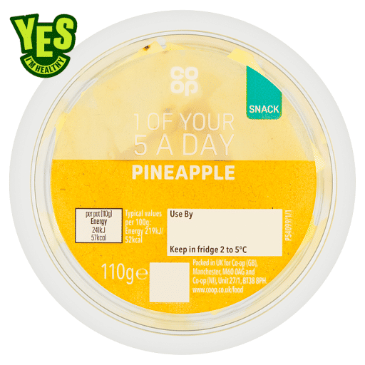 Co-op Pineapple 110g