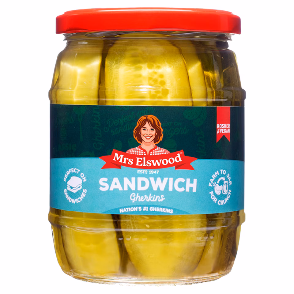 Mrs Elswood Sandwich Slices Cucumbers 540G
