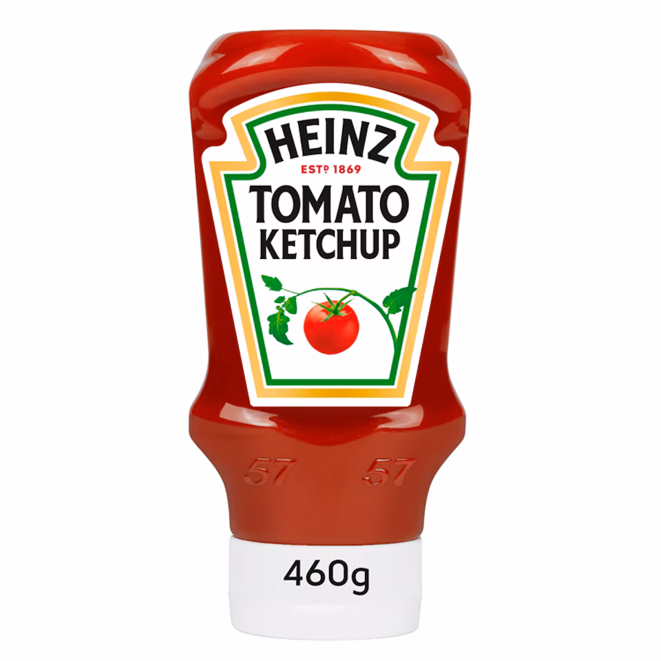 Heinz Top Down Squeezy Tomato Ketchup Sauce 460G