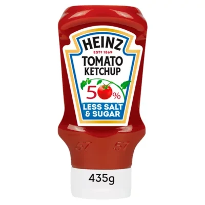 Heinz Tomato Ketchup 50% less sugar & salt 435g