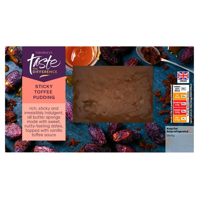 Sainsbury's Sticky Toffee Pudding, Taste the Difference 400g
