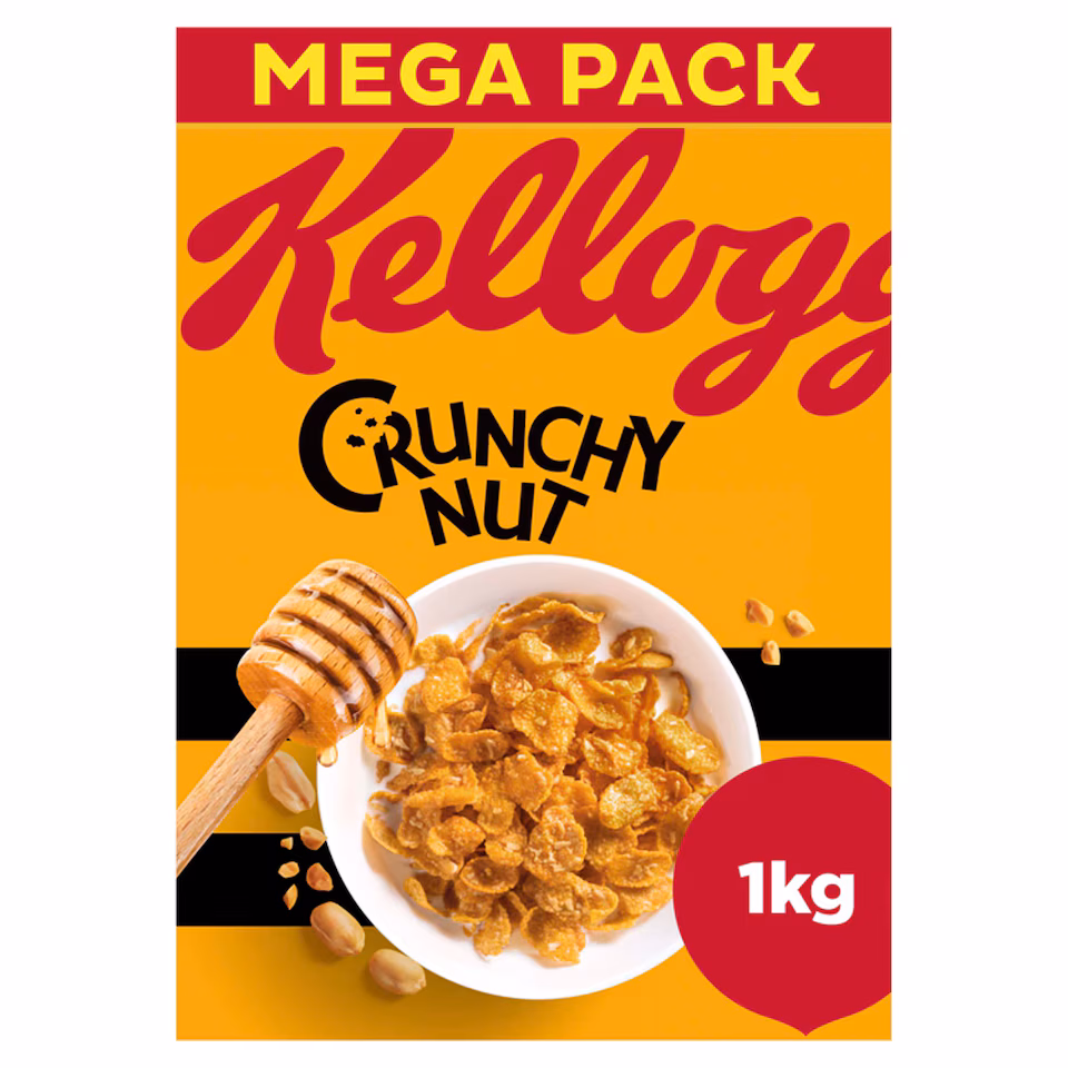 Kellogg's Crunchy Nut Breakfast Cereal 1kg