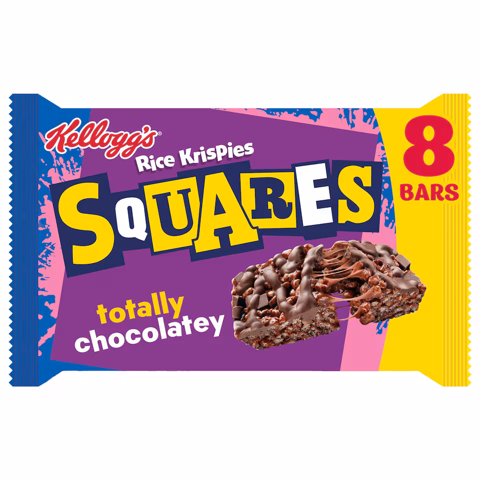 Kelloggs Rice Krispie Squares Chocolate 8X36g