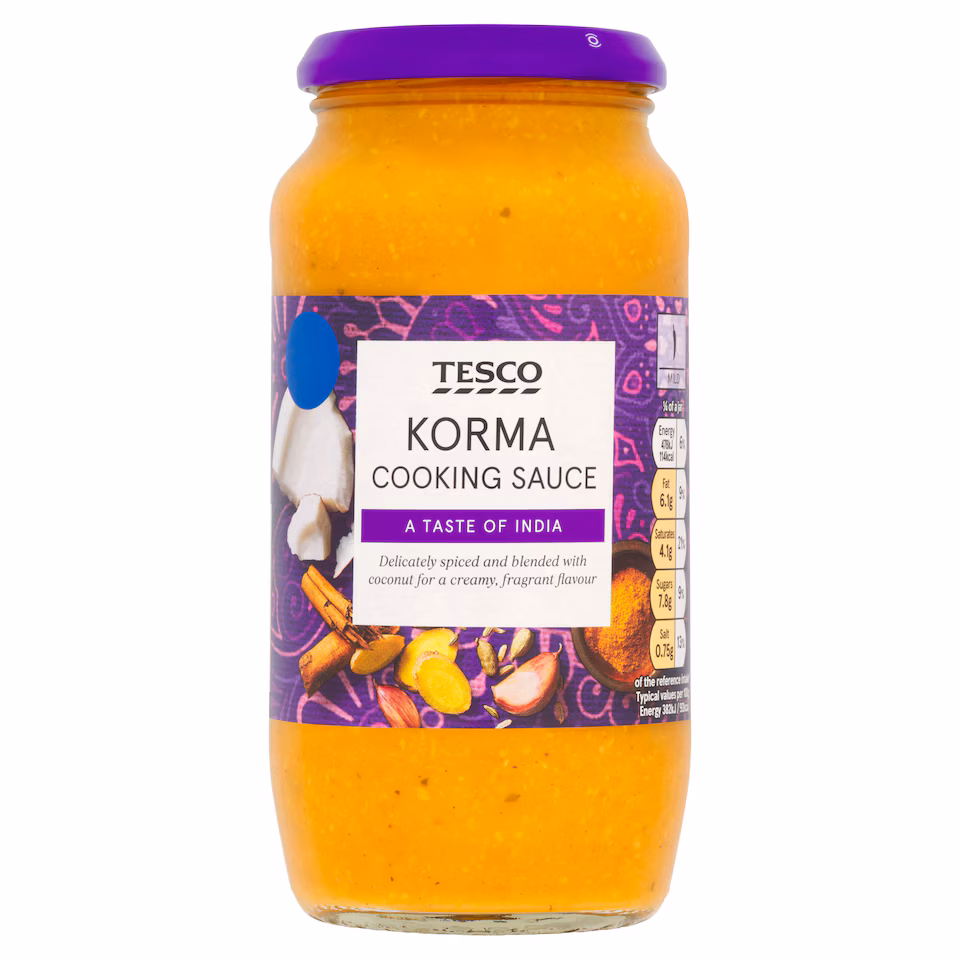 Tesco Korma Cooking Sauce 500G
