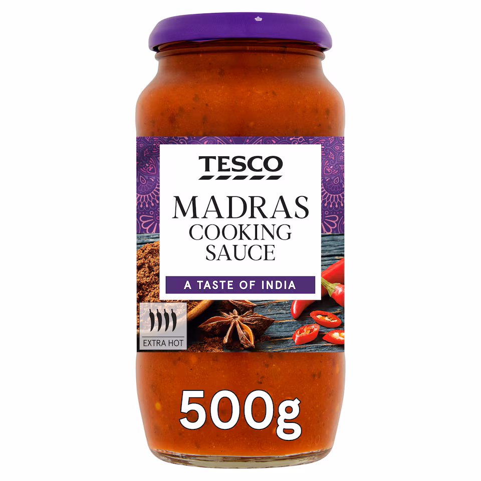 Tesco Madras Cooking Sauce 500G