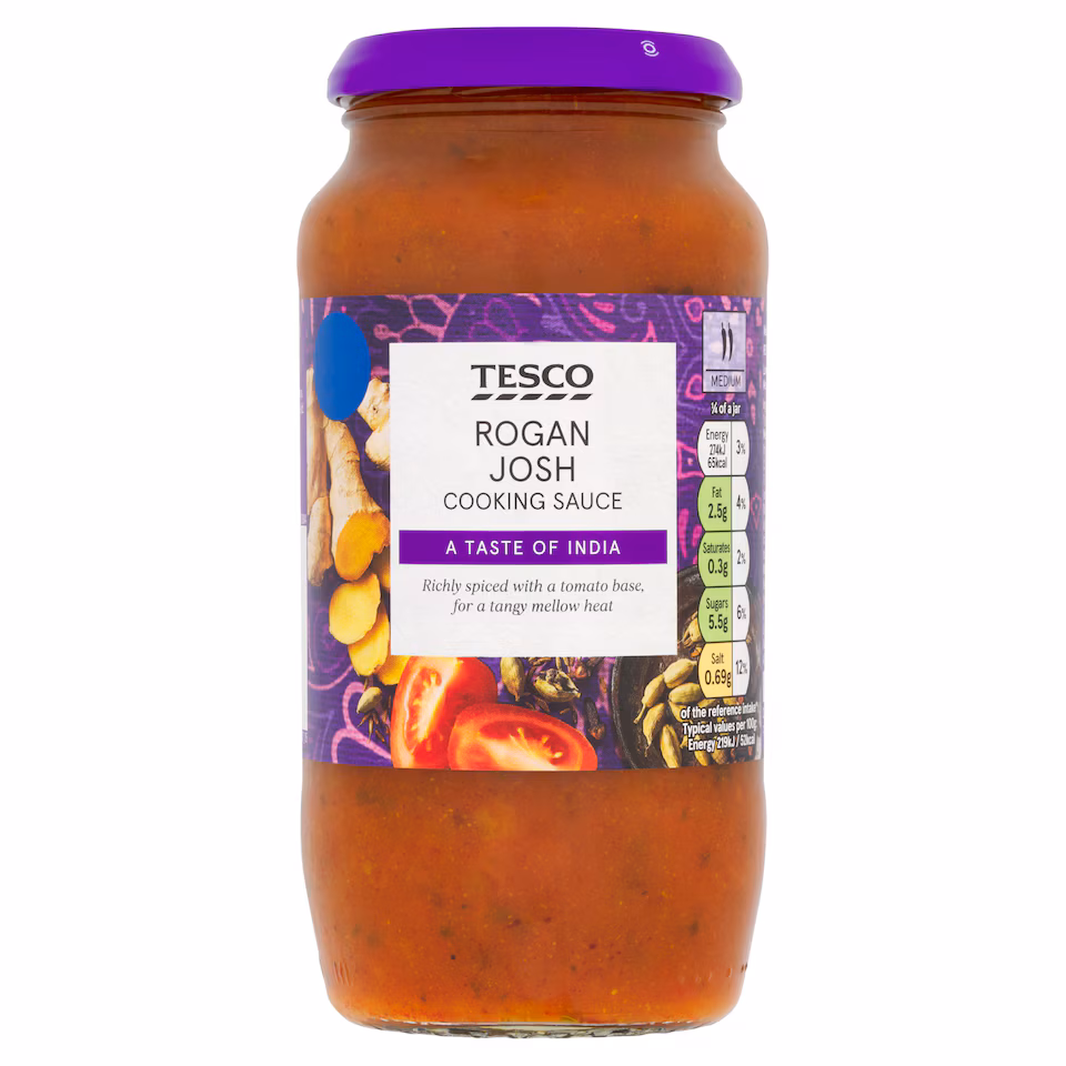 Tesco Rogan Josh Cooking Sauce 500G