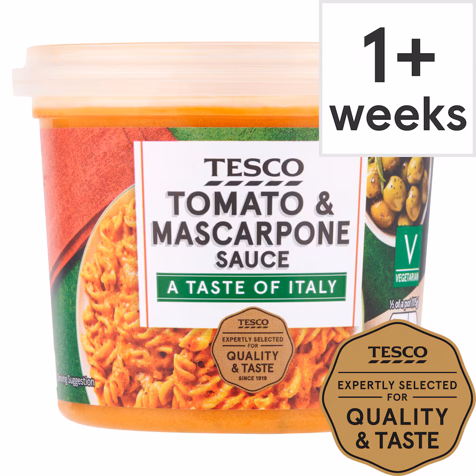 Tesco Tomato & Mascarpone Sauce 350G