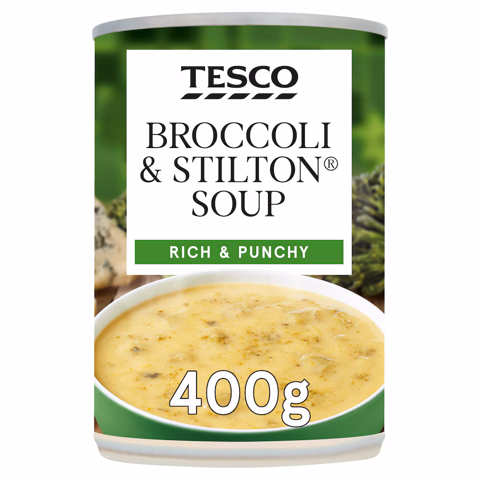 Tesco Broccoli And Stilton Soup 400G