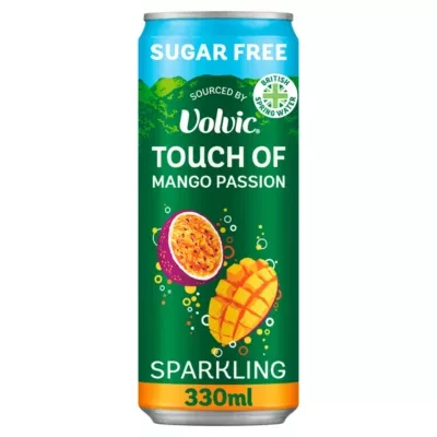 Volvic Touch of Mango Passion Sparkling Sugar Free Flavoured Water Multipack 330ml
