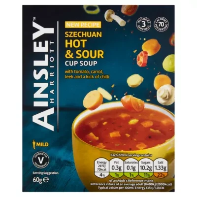 Ainsley Harriott Ainsley Szechuan Hot & Sour Cup Soup 60g