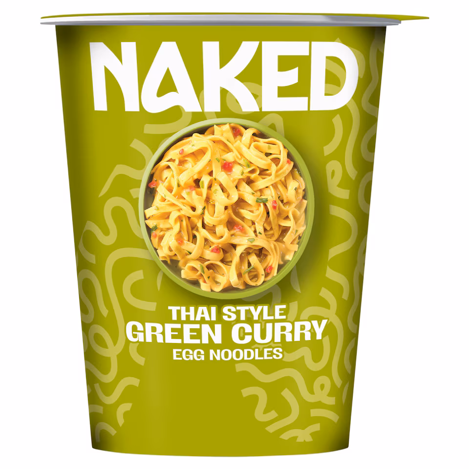 Naked Thai Style Green Curry Egg Noodles 78g