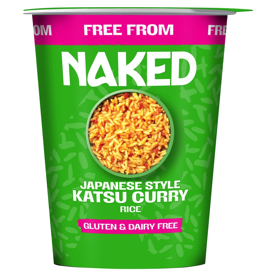 Naked Free From Katsu Curry Long Grain Rice 78G